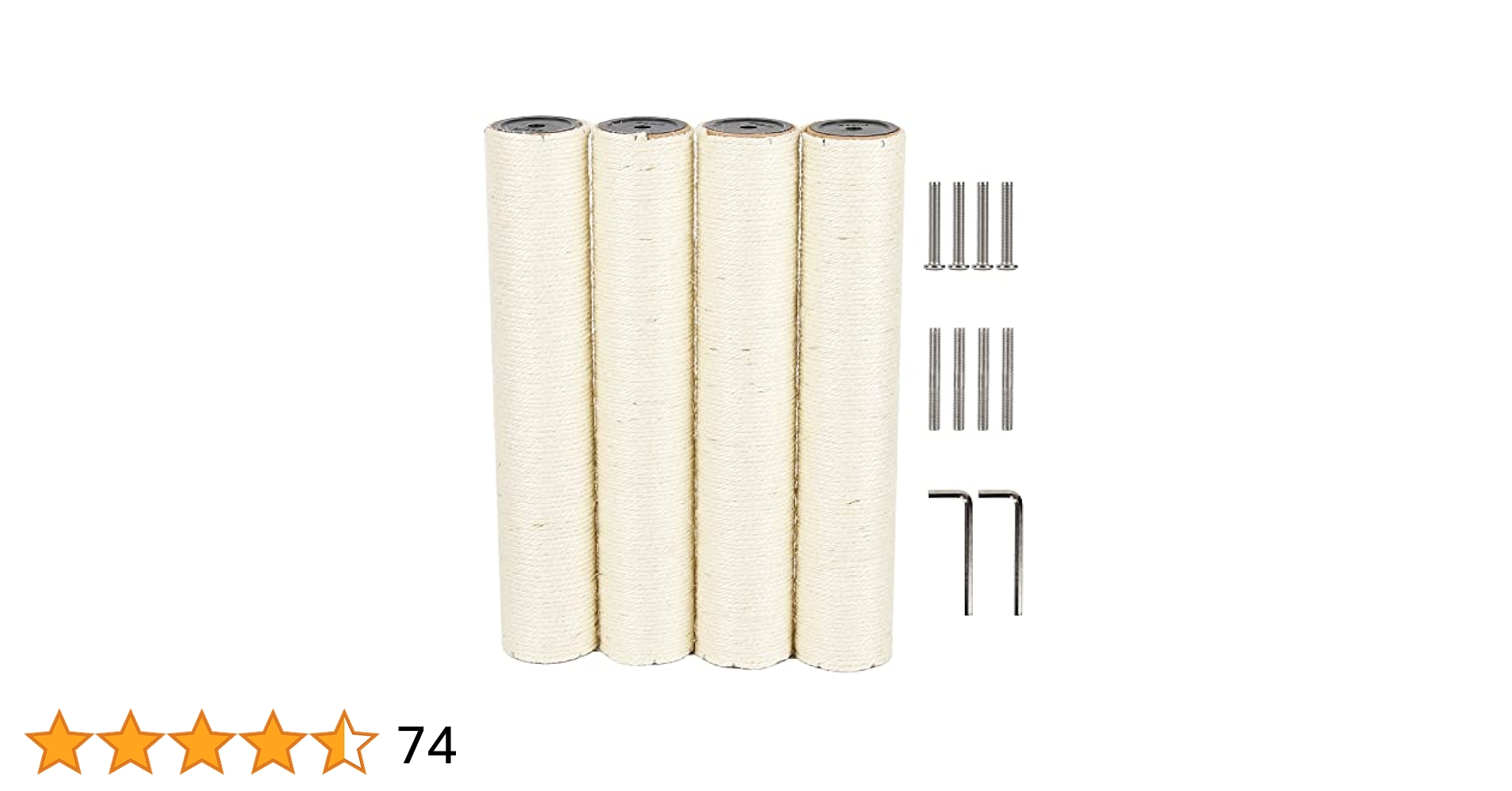 Amazon | ECCIBOUN 4本セット直径7.4cm 猫 爪研ぎ キャット